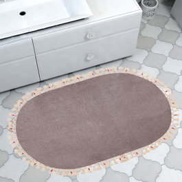 Mijölnir Alfombrilla de Baño Gris 50 x 75 cm